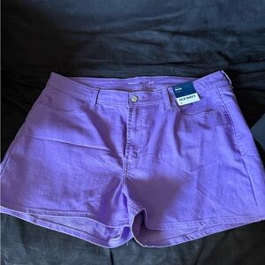 Old Navy High Waist Purple Shorts